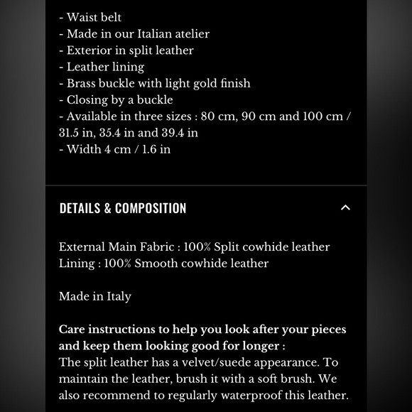 Sézane Artemis Belt - Picture 3 of 4